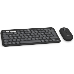 Клавіатура + миша бездротова Logitech Pebble 2 Combo for Mac Graphite Bluetooth (920-012244)