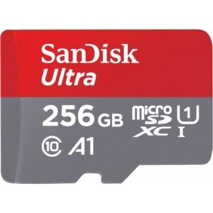 Карта пам'яті SanDisk Ultra microSD 256GB C10 UHS-I (SDSQUAC-256G-GN6MN)