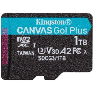 Карта пам'яті Kingston microSDXC Canvas Go! Plus 1TB UHS-I U3 V30 A2 Class 10 (SDCG3/1TBSP)