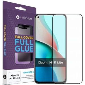 Захисне скло для смартфону MakeFuture Защитное стекло MakeFuture Full Cover Full Glue для Xiaomi Redmi Note 11 Pro