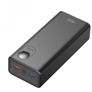 Батарея мобільна XO 30000mAh Black (PR-169)