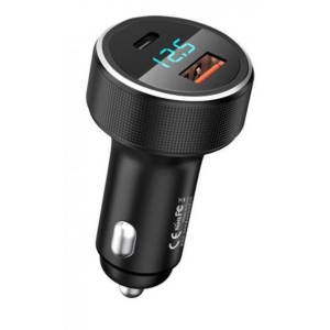 Автомобільний зарядний пристрій Remax RCC-215 Salo 2xUSB 4.5A Black (6972174159294)