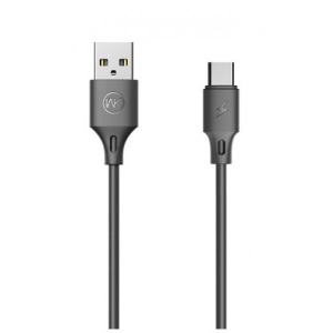 Кабель синхронізації даних WK WDC-092a 2,1А USB-USB Type-C 2m Black (6941027610558)