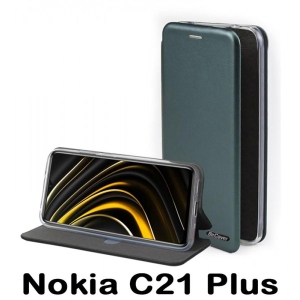 Чохол для смартфону BeCover Exclusive for Nokia C21 Plus Dark Green (707919)