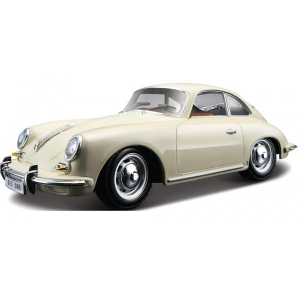 Колекційна машинка 1:24 Bburago Porsche 356B (1961) (асорті слонова кістка, червоний, 1:24) (18-22079)