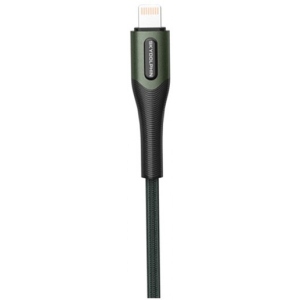 Кабель синхронізації даних SkyDolphin S01L USB-Lightning 1m Dark Green (USB-000580)
