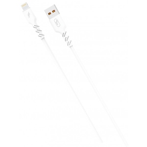 Кабель синхронізації даних SkyDolphin S07L TPE High Elastic Line USB-Lightning 1m White (USB-000593)