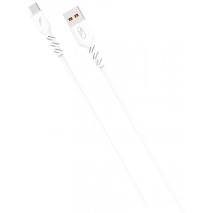 Кабель синхронізації даних SkyDolphin S07V TPE High Elastic Line USB-microUSB 1m White (USB-000597)