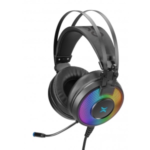 Гарнітура дротова ігрова Noxo Cyclone Gaming headset Black (4770070881873)