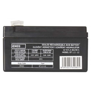 Акумулятор для ДБЖ Emos 12V 1.3AH AGM (B9652)