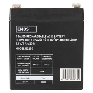 Акумулятор для ДБЖ Emos 12V 5AH AGM (B9679)