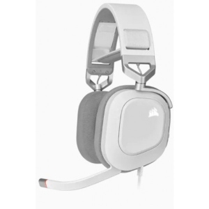 Гарнітура дротова ігрова Corsair HS80 RGB USB Headset White (CA-9011238-EU)