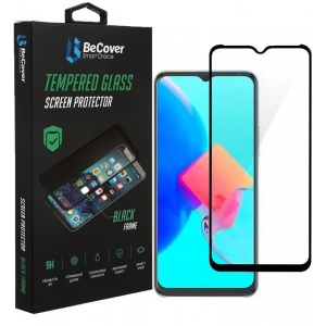 Захисне скло для смартфону BeCover for Tecno Spark 8C (KG5n) Black (708161)