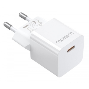 Мережевий зарядний пристрій Choetech 1USBх3A White (PD5010-EU)
