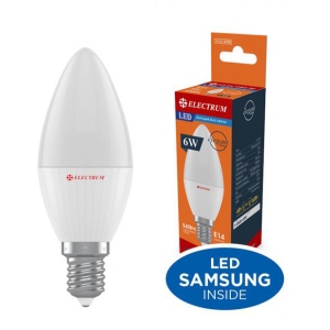 Лампочка світлодіодна Electrum 6W E14 4000K A-LC-0725