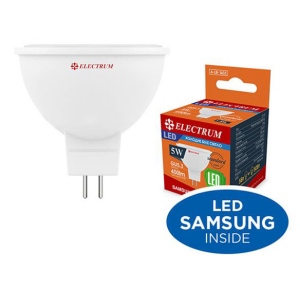 Лампочка світлодіодна Electrum MR-16 5W GU5.3 4000K A-LR-1433