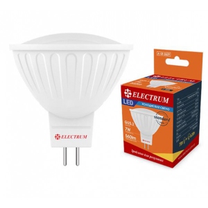 Лампочка світлодіодна Electrum MR-16 7W GU5.3 4000K A-LR-0629