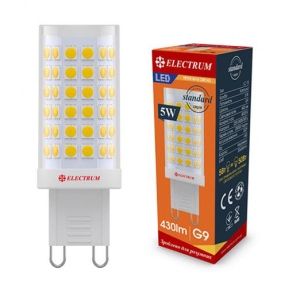 Світлодіодна лампочка Electrum 5W G9 3000K A-LC-1897 продаж