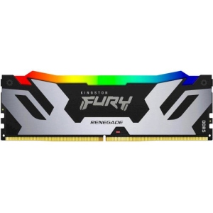 Память DDR Kingston Fury Renegade RGB Black/Silver DDR5 7200MHz 24GB (KF572C38RSA-24)