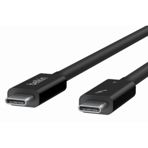 Кабель синхронізації даних Belkin Thunderbolt 4 40Gbps 100W 2 m Black (INZ002BT2MBK)