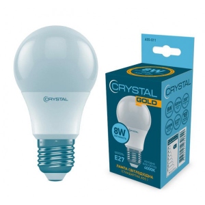 Лампочка світлодіодна Crystal Gold 8W Е27 4000K A55 (A55-011)