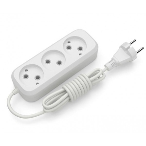 Подовжувач 220В Electrum 3 розетки 1.5 м C-ES-1785 продаж