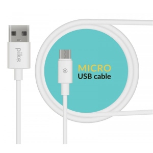Кабель синхронізації даних Piko CB-UM11 USB-microUSB 1.2m White (1283126496172)
