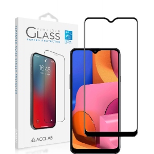 Захисне скло для смартфону ACCLAB Full Glue for Samsung A20s Black (1283126508530)