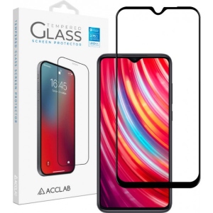 Захисне скло для смартфону ACCLAB Full Glue for Xiaomi Redmi Note 8 Pro Black (1283126508769)