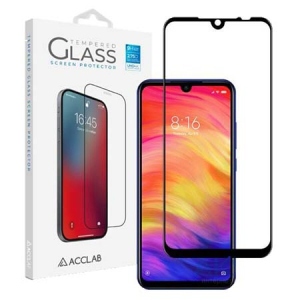 Захисне скло для смартфону ACCLAB Full Glue for Xiaomi Redmi Note 7 Black (1283126509292) замовити в Україні