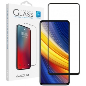 Захисне скло для смартфону ACCLAB Full Glue for Poco X3 Pro Black (1283126511851)