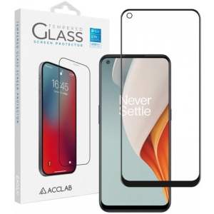Захисне скло для смартфону ACCLAB Full Glue for OnePlus Nord N100 Black (1283126513572)