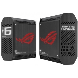 Маршрутизатор інтернет WiFi6 Asus ROG Rapture GT6 Black (2-pack)