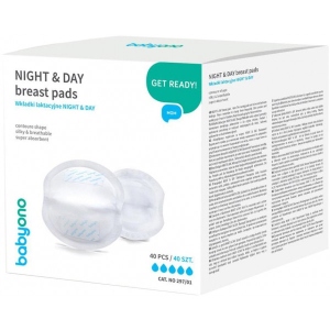 Прокладки для грудей BabyOno DAY & NIGHT 40 шт. (297/01)