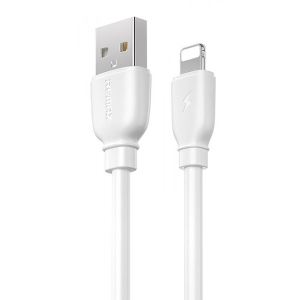 Кабель синхронізації даних Remax Suji USB-Lightning 1m White (RC-138i W)