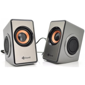 Комп'ютерна акустика звичайна 2.0 Kisonli T-007/23421 Gray