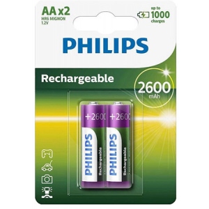 Батарейка тип AA Philips R6/AA MULTILIFE 2600/B2