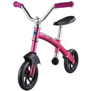 Біговел Micro "G-Bike Chopper Deluxe" - РОЖЕВИЙ (до 20 кг із сидінням, двоколісний) (GB0023)