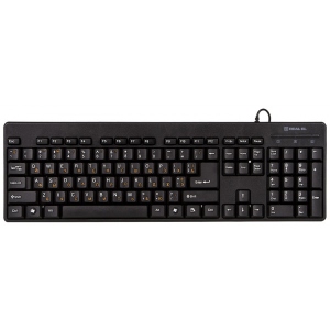 Клавіатура дротова REAL-EL Standard 502 USB Black (EL123100023)