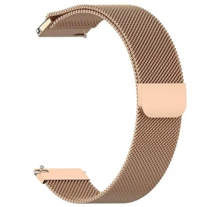 Ремінець для смарт-годинника BeCover Milanese Style for Xiaomi Amazfit Bip (20mm) Lite/Bip S Lite/GTR 42mm/GTS/TicWatch S2/TicWatch E/GTS 3/GTS 2 mini Brown (70