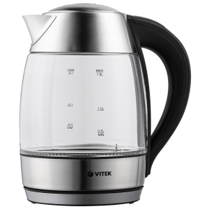 Електричний чайник Vitek VT-7047 Transparent Glass
