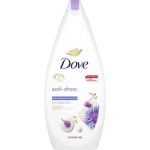 Гель для душа DOVE Антистрес з блакитною ромашкою та вівсяним молоком 750мл