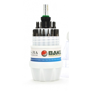 Викрутка зі змінними бітами Bakku 30 в1 (BK-633-31A)