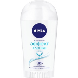 Дезодорант твердий NIVEA антиперсп Эффект хлопка 40мл