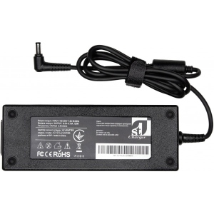 Зарядний пристрій для ноутбука 1stCharger Lenovo 120W 19.5V 6.15A 5.5x2.5 силовий кабель (AC1STLE120WB5)