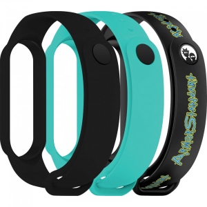 Ремінець для фітнес-браслету Armorstandart for Xiaomi Mi Band 7/6/5 RM Inscription (ARM77054)