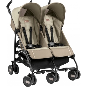 Коляска для двійні прогулянкова Peg-Perego Pliko Mini Twin Class Beige продаж