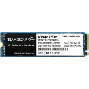 SSD-накопичувач внутрішній Team MP33 128GB M.2 2280 PCIe 3.0 x4 3D TLC (TM8FP6128G0C101)