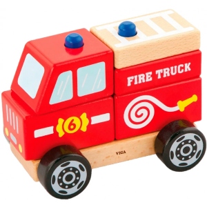 Пірамідка Viga Toys Пожежна машинка (50203FSC)