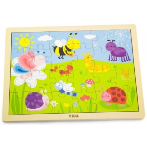 Пазли дерев'яні (до 2 років) Viga Toys Парк 24 ел. (50199)